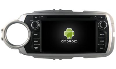 中国 7インチスクリーン OEMスタイル DVDデッキ付き トヨタヤリス 2012-2017 アンドロイドカー DVD GPS マルチメディアステレオ 販売のため