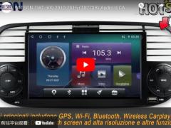 WITSON FIAT 500 2010-2015 Android CAR AUTO MULTIMEDIA PLAYER SCREEN STEREO RADIO VIDEO GPS  (T8779B)