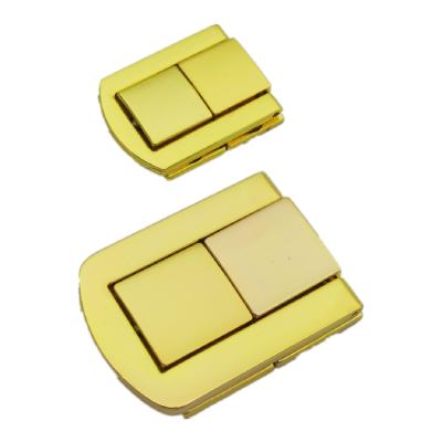 China 2021 Factory Price Small Modern Gold China Jewelry Case Lock Decorative Gift Box Wooden Box Lock for sale