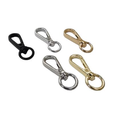 China Kirsite dog hook wholesale prices metal gold spring hook lightweight zinc alloy rotating dog hook cheap for sale