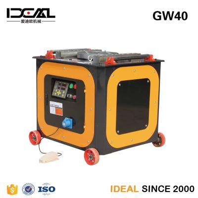 China GW40E Tool Steel Bar Bending Machine Reinforced Steel Round Bending Machine 40mm CNC Steel Bar Caliper Steel Bar Bending Machine 3kw bending machine for export for sale