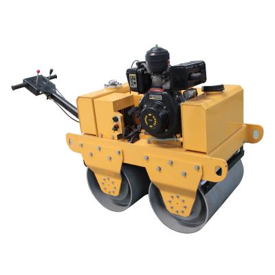 China Building Material Stores Mini Double Drum Steering Road Roller Machine Price Hydraulic Road Roller Compactor for sale