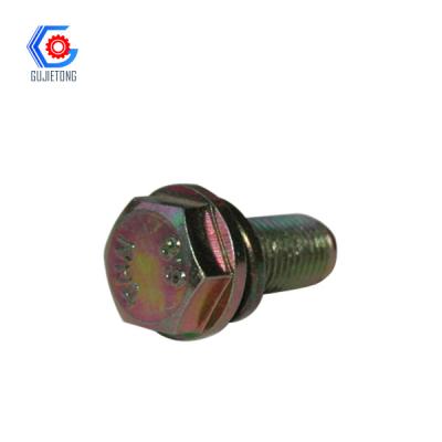 China m6x25 Titanium Carbon Steel Ti Hex Flange Bolt 1.00 Pitch for sale