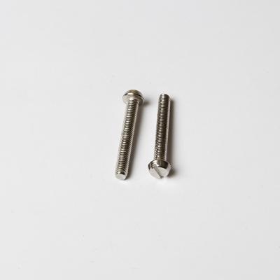 China Head Pan Customized Carbon Steel Slotted Round Wood Screw for sale