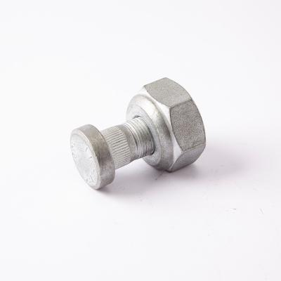 China Amazon Best Quality Multifunctional Custom Grade 8 8.8 10.9 Electric Forklift Accessories Wheel Hub Bolt With Nut for sale