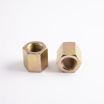 China Multifunctional High Precision Customized Thick Stainless Steel YELLOW Hex Nuts for sale