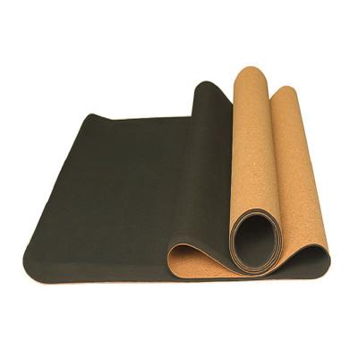 China Soft Customized Eco Friendly Cork Yoga Mat Cork Rubber Yoga Mat For Manufacturer for sale