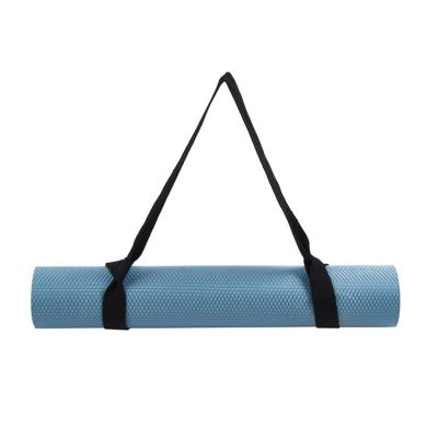 China Soft Wholesales Custom Made Natural Rubber Exercise Yoga Mat With Mesh Fabric Surface Eco-friendly Yoga Mat With Strap OEM Factory Direct for sale