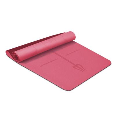 China Logo Manufacturer Soft Custom Yoga Mat Pu Printing Natural Rubber Yoga Mat for sale