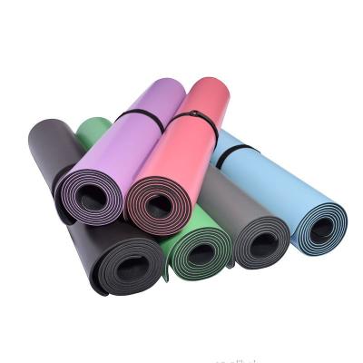 China Natural Rubber Yoga Mat Thickened Widen Soft Non-slip PU Natural Rubber Yoga Mat Sweat-absorbing for sale