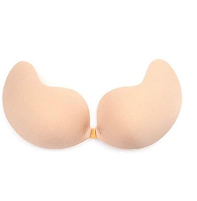 China Silicone Breathable Self Adhesive Bra Reusable Strapless Backless Invisible Push Up Bra for sale