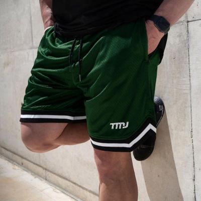 China Men's QUICK DRY Shorts Breathable Mesh Knee Length Jogger Basketball Workout Casual Shorts For Men Short Pants for sale