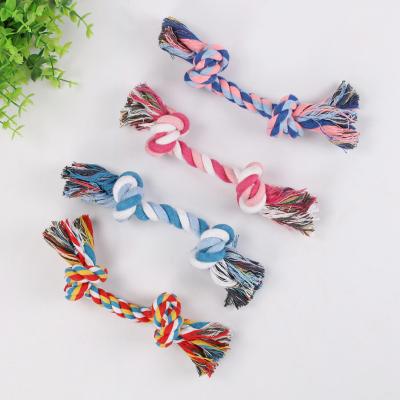 China Viable Pet Teether Rope Toys For Large Dogs Puppy Cat To Bite Knots Chew Toy For Pet Training Accessories for sale