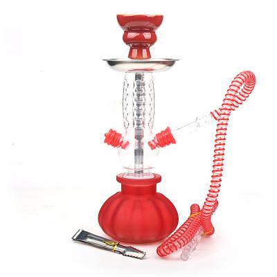 China Plastic New Design Hookah Acrylic Pumpkin Shaped Single Shisha Hose Factory Wholesale With Ceramic Bowl for sale