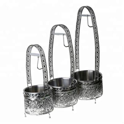 China Iron Smoking Dogo 3 Size A Set Shisha Hookah Charcoal Basket for sale