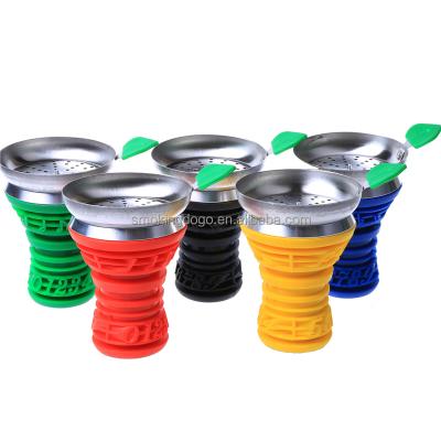 China Silicone Surrounding + Metal Smoking Dogo Food Grade Musical Note Silicone Hookah Bowl High Quality Silicone Bowls Wholesale for sale