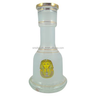 China Wholesale Glass Soulton Glass Hookah Frosted Egyptian Icon Vase Hookah Bohemian Vase for sale