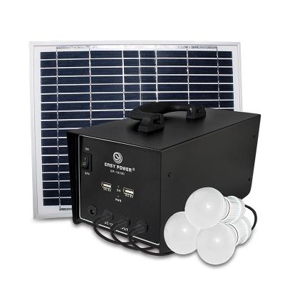 China Home Solar Power System Home AC Output 220V Solar Power Supply With 12AH Battery Capacity for sale