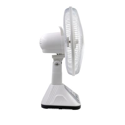 China Household Rechargeable Solar Fans With LED Light Stand Solar Fan Factory Price For AC DC Outdoor Charging Fans for sale