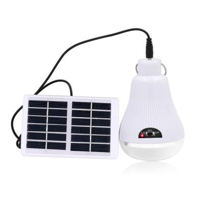 China Outdoor camping rechargeable table lamp and mini home mobile solar light bulb solar lamp with factory price for sale