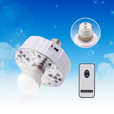 China Residential Remote Control Rechargeable E27 LED Emergency Lamp With AC 220V Bulb Medium for sale