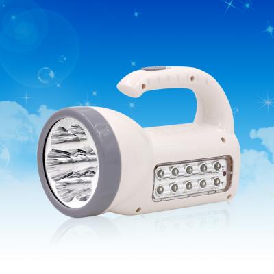 China High Brightness Camping Reflector Power Light LED Powerful Rechargeable Torch With Handle for sale