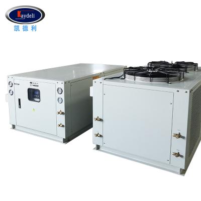 China High Quality Hermetic Machinery Repair Shops 25HP Scroll Type Compressor Split Type Air Cooled Chiller en venta