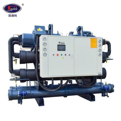 China Hotels Water Screw Chiller Cooled 60 Ton Water Chiller Industrial for sale