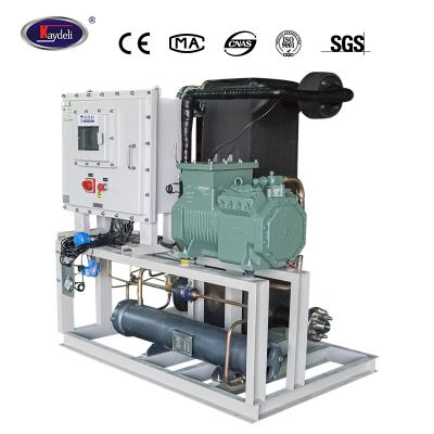 China Hotels 60 Ton Screw Water Cooling Chiller Corrosion Resistance Sewage Treatment for sale