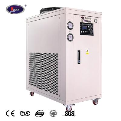 China Hotels industrial refrigerator 3hp air cooled roller hermatic refrigerator 3ton for laser cutting for sale