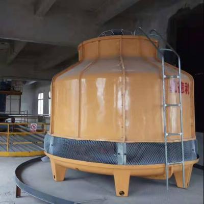 China Hotels 100ton High Temperature Blow Counter Flow Water Cooling Tower for sale