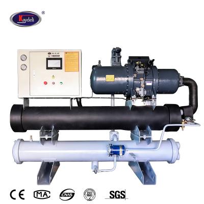 Cina 202kw Hotels Plastic Extruder Machine And Commercial Water Source Water Screw Chillers in vendita