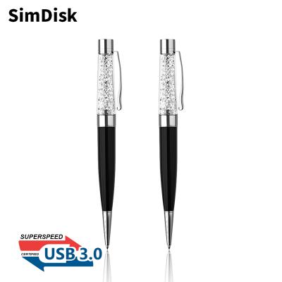 China New USB Flash Drive SimDisk Ballpoint Pen Drive 128M 256M 512M 1GB 2GB 4GB 8GB 16GB 32GB 64GB 128GB USB Flash Drive Pen Shape Gift for sale