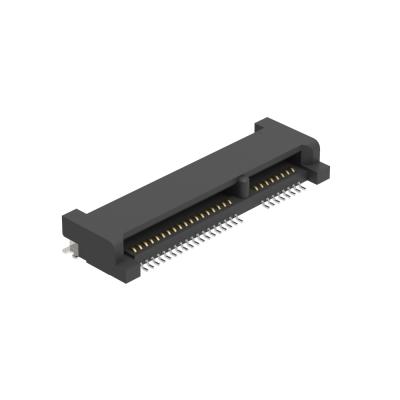 China SMT Detentech MINI PCI 0.8MM Pitch H4.0 SMT 52pin Connector for sale