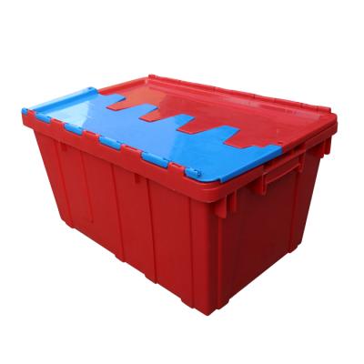 China Solid box JOIN industrial stackable and stackable storage container box turnover plastic crates plastic packaging boxes for sale