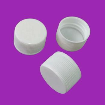 China Non Refillable Join White Black Plastic Screw Cap Closure PP Plastic Capsule Lids for sale