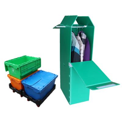 China Recyclable JOIN widely use stackable box, wardrobe moving plastic box and gray moving box for sale