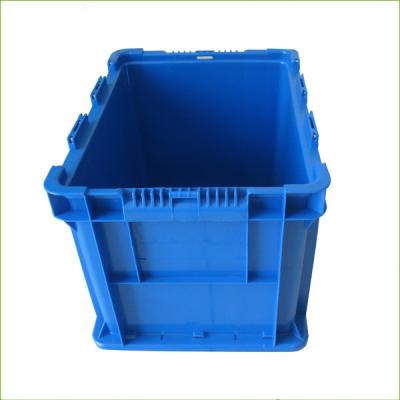 China Recyclable JOIN High Quality Plastic Fishing Tackle Storage Box Upright Container Stacking Swap Crate for sale