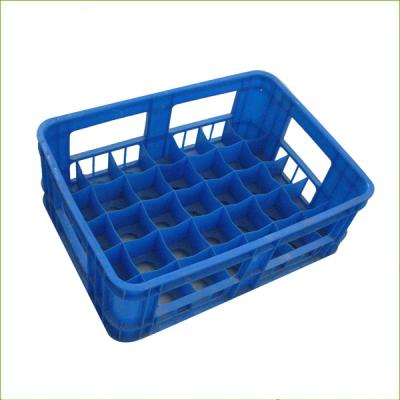 China Mesh JOIN Plastic Glass Water Bottle Crate Customized Wholesale Milk Storage Crate For Sale for sale