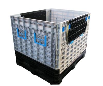 China Recyclable JOIN 100% Brand New HDPE Collapsible Plastic Pallet Box for sale