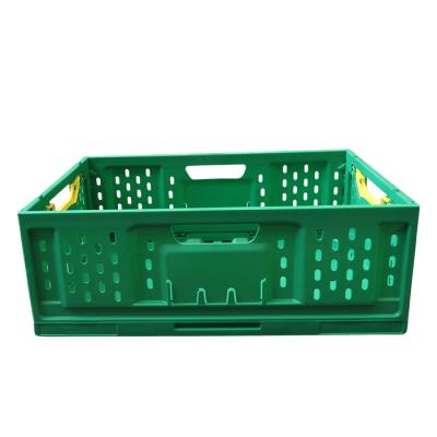 China Folding & Durable JOINT transport plastic crates mobile box collapsible folding plastic pallet recycling container for vegetable for sale