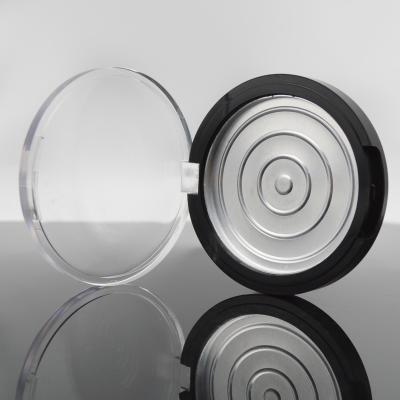 China Recyclable Clear Lid 59 Mm Face Powder Compact Cases Makeup Foundation Powder Container Packaging Empty 5000 Pcs for sale