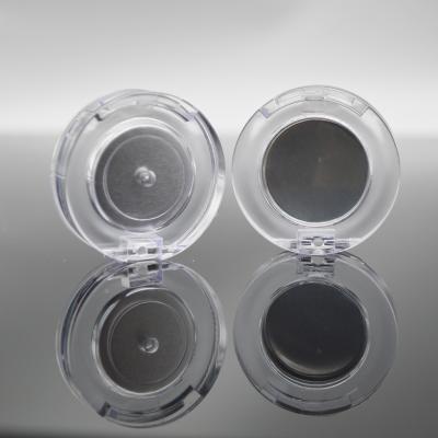 China Recyclable Round Empty Cosmetic Compact Palette Case 26mm Eyeshadow Makeup Transparent Shade Trays for sale