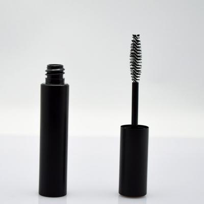 China New Eyelash 4ml Metal Black Mascara Wand Tubes Silk Screen Printing Labels Samples High Quality Empty Mascara Tube for sale