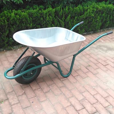 China Construction Tools Wholesale Price Heavy Duty Wheelbarrow Parts , Wheel Barrow for sale