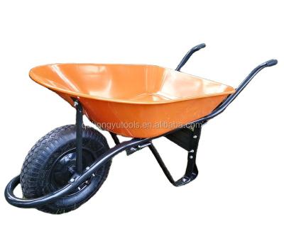 China Construction Tools 13X3 Wheel 78L 5CBF Pneumatic Wheel Barrow for sale