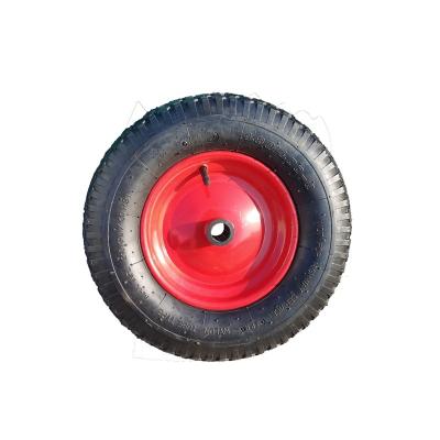 China Heavy Duty Metal Rim Pneumatic Tire Wheel 4.8/4.00-8 for Hotels for sale