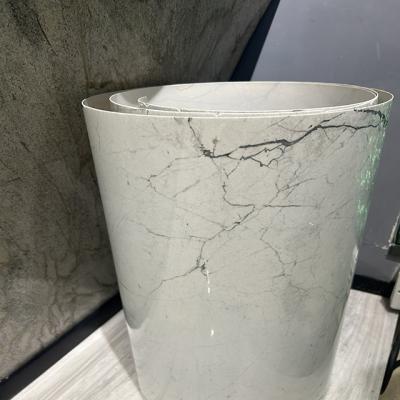 China Modern Wholesale price Flexible design 1mm natural ultra-thin marble for sale