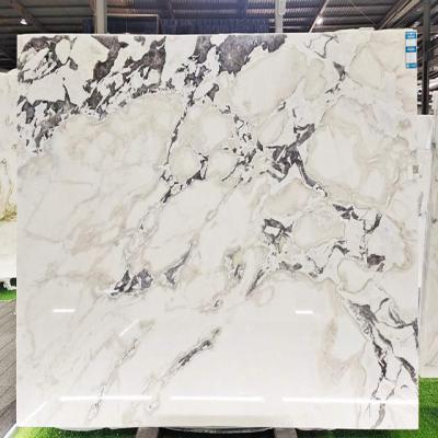 China Modern Natural  Marble white Color Slabs 2mm-5mm ultra-thin Luxury Marble Stone for Interior Decoration for sale