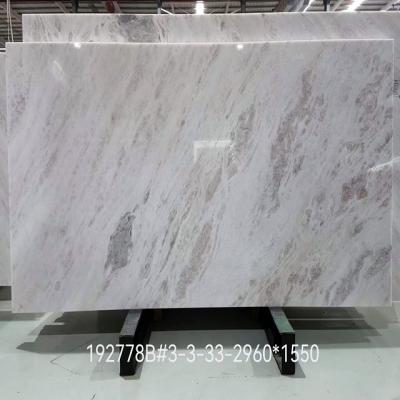 China Modern Customizable natural 2mm-5mm ultra-thin marble for hotel or home pillar flooring for sale